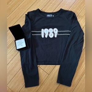 Taylor Swift 1989TV Long Sleeve Crop Tee